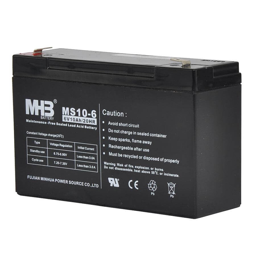 Batterie 6 V, 10 Ah pour S40