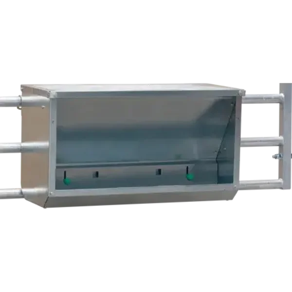 Nourrisseur à veaux, à suspendre sur les panneaux