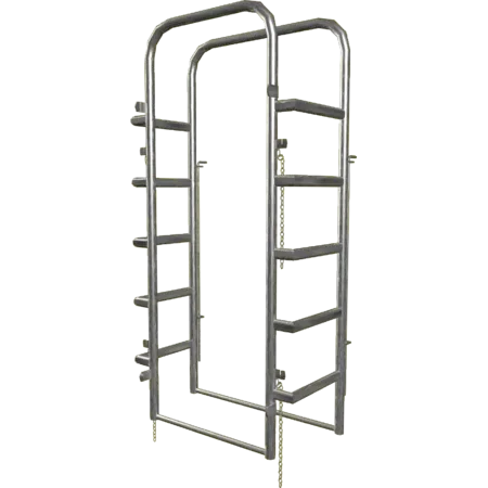 Cadre de connexion pour cage de contention