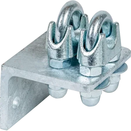 Support mural barre au garrot souple