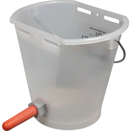 Seau à tétine 9L transparent