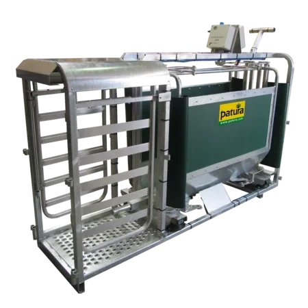 Cage de pesage et de tri, tridirectionelle, automatique, fonctionne avec compresseur à air