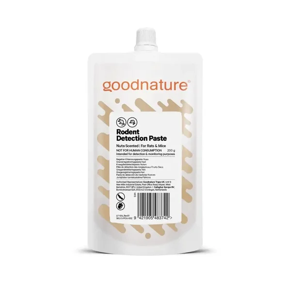 Pâte de détection des rongeurs Goodnature - Beurre de cacahuètes (200 g)