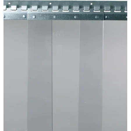 Rail de fixation suspendu pour rideaux à lamelles, en acier