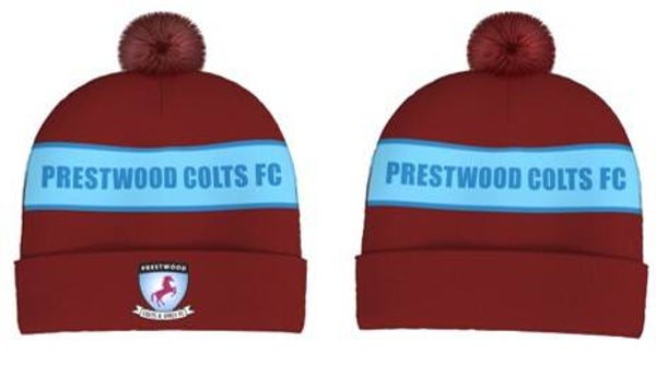 Bobble Hat - These are available to buy from the Prestwood Colts Café.