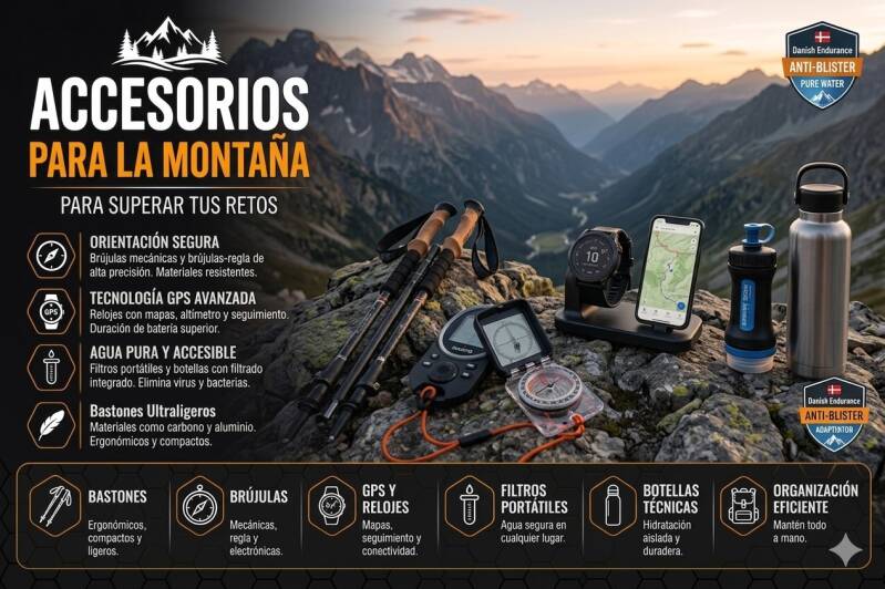 accesorios para la montaña