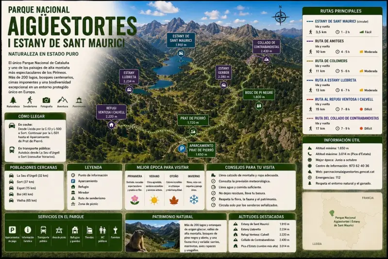 💧 Aigüestortes y Estany de Sant Maurici