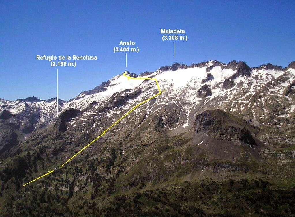 ruta a Aneto