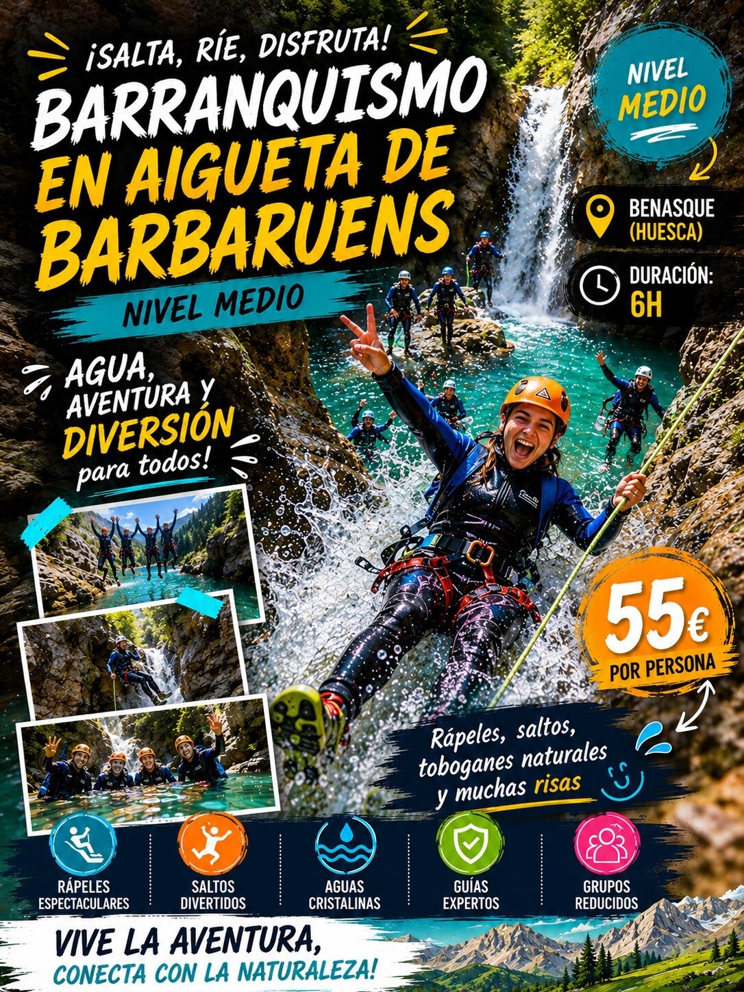barranquismo en Huesca