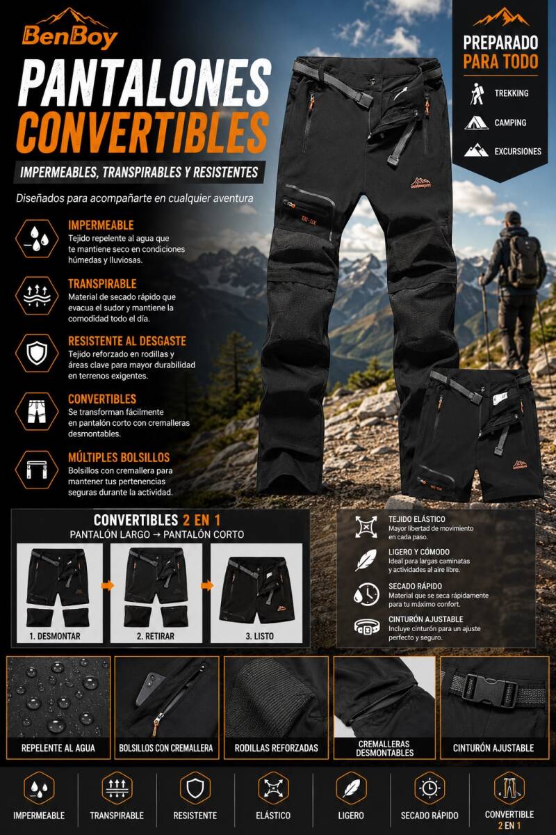 pantalones senderismo