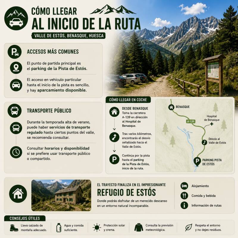 Cómo llegar al inicio de la ruta