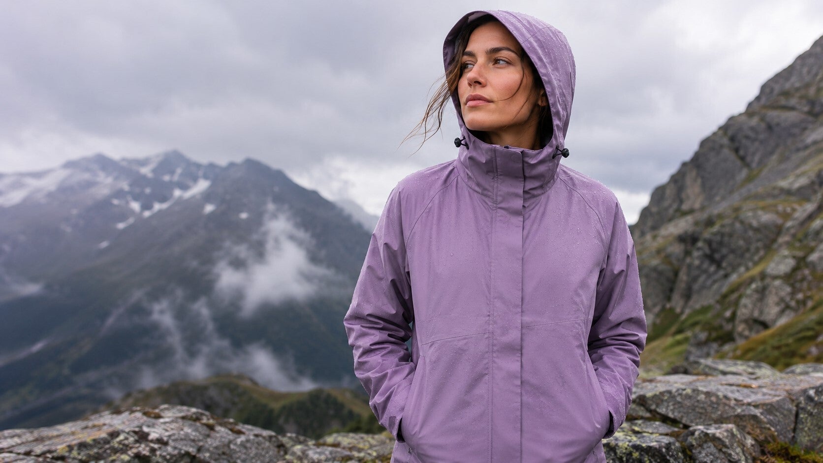 Chaquetas impermeables Mujer Trekking