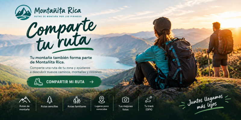 comparte tu ruta de montaña