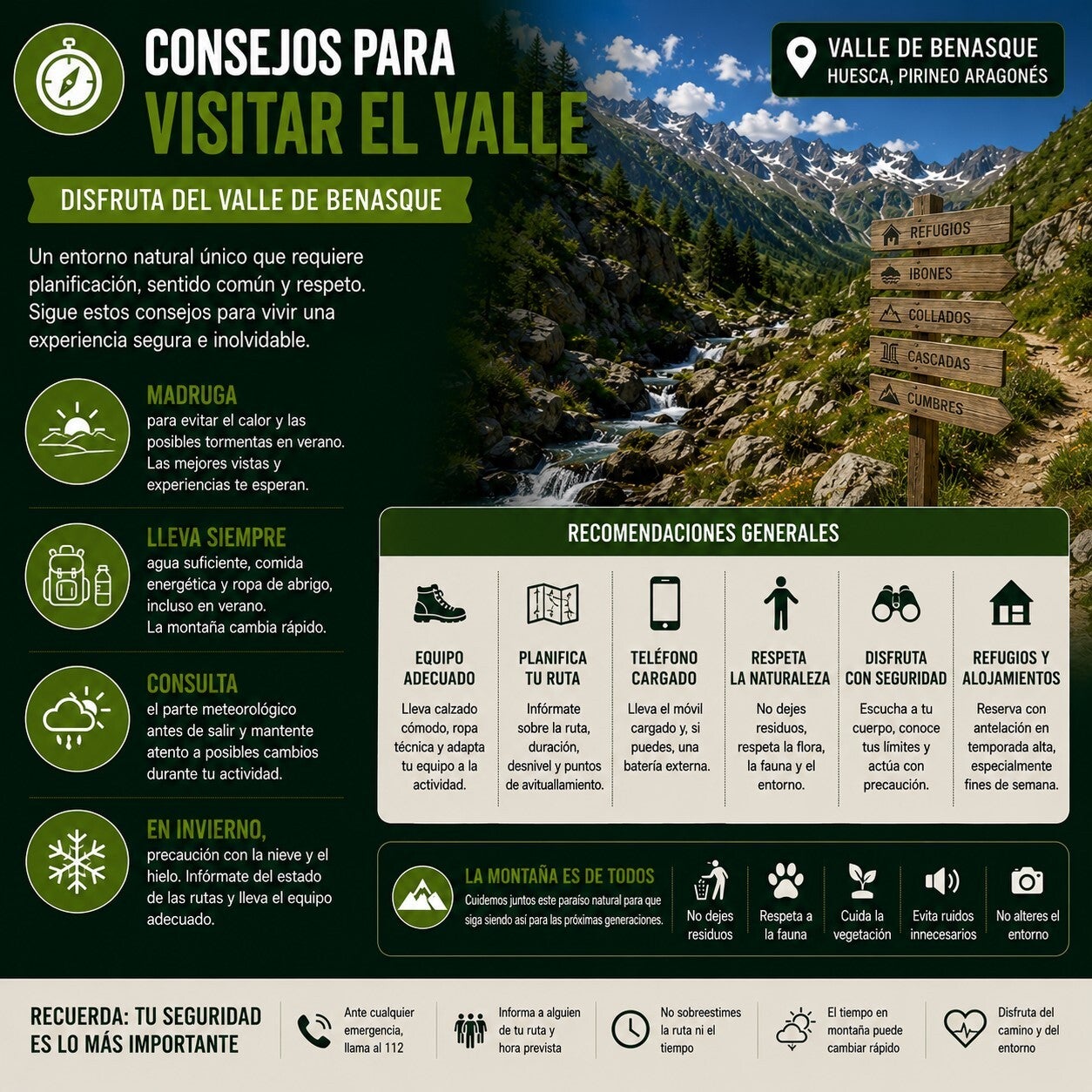 CONSEJOS PARA VISITAR EL VALLE DE BENASQUE