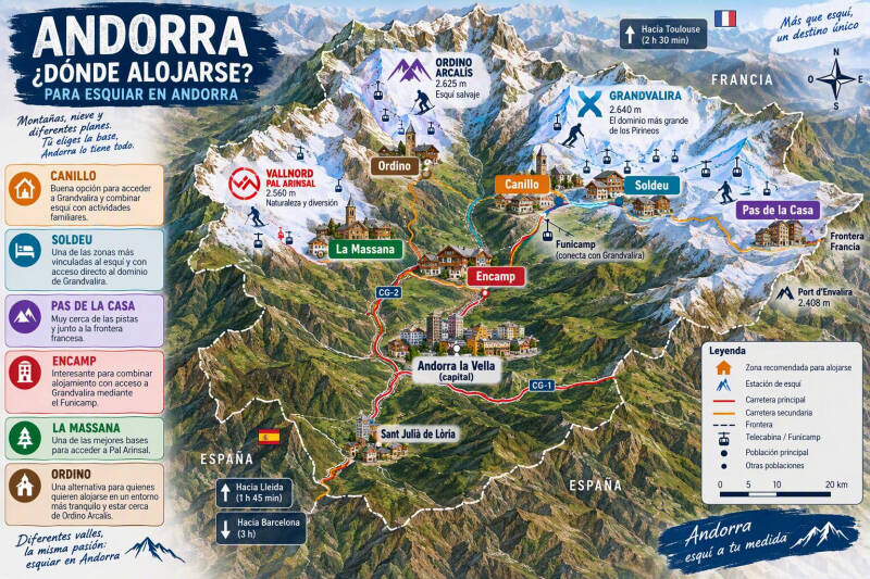donde alojarse en Andorra