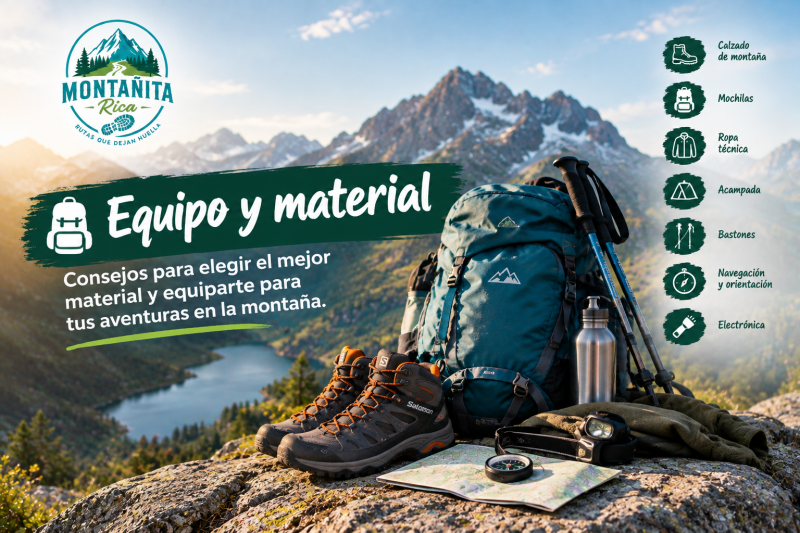 🎒 Equipo y material
