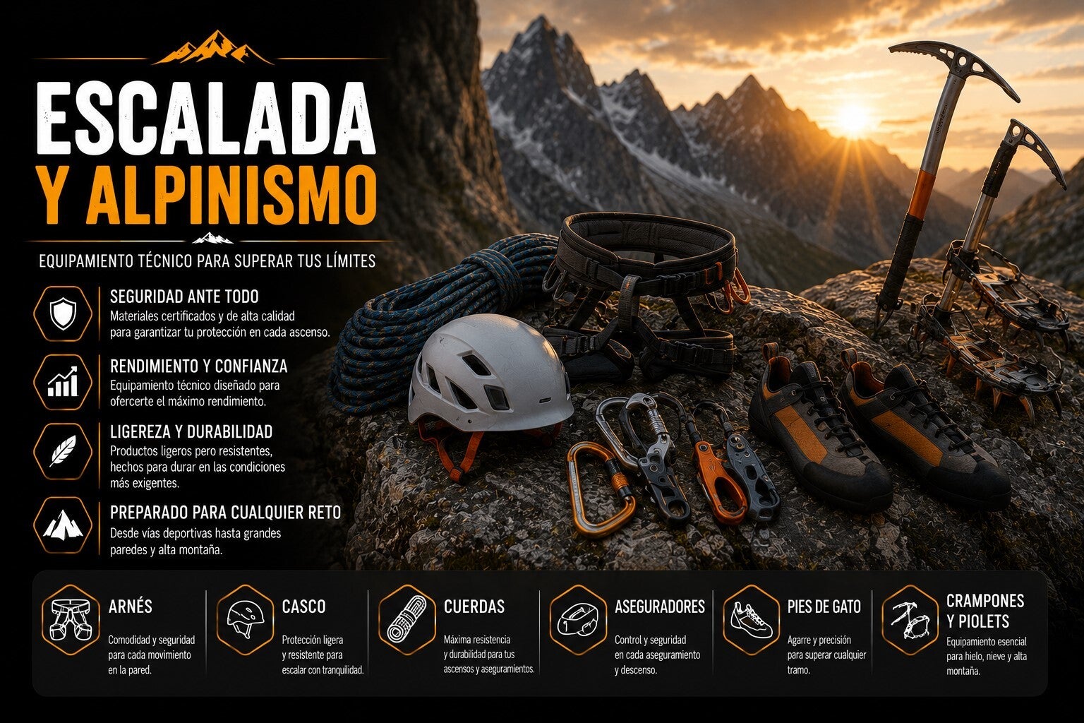 Escalada y Alpinismo - Montañita Rica