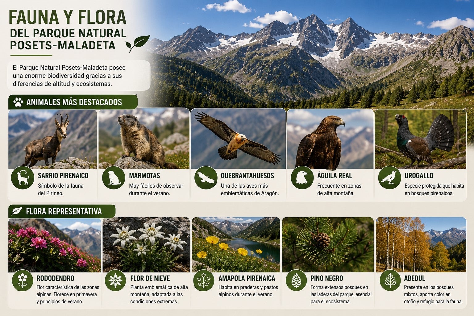fauna y flora del valle de benasque