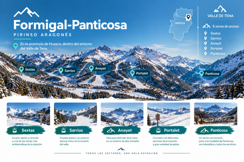 Formigal - Panticosa - Sectores