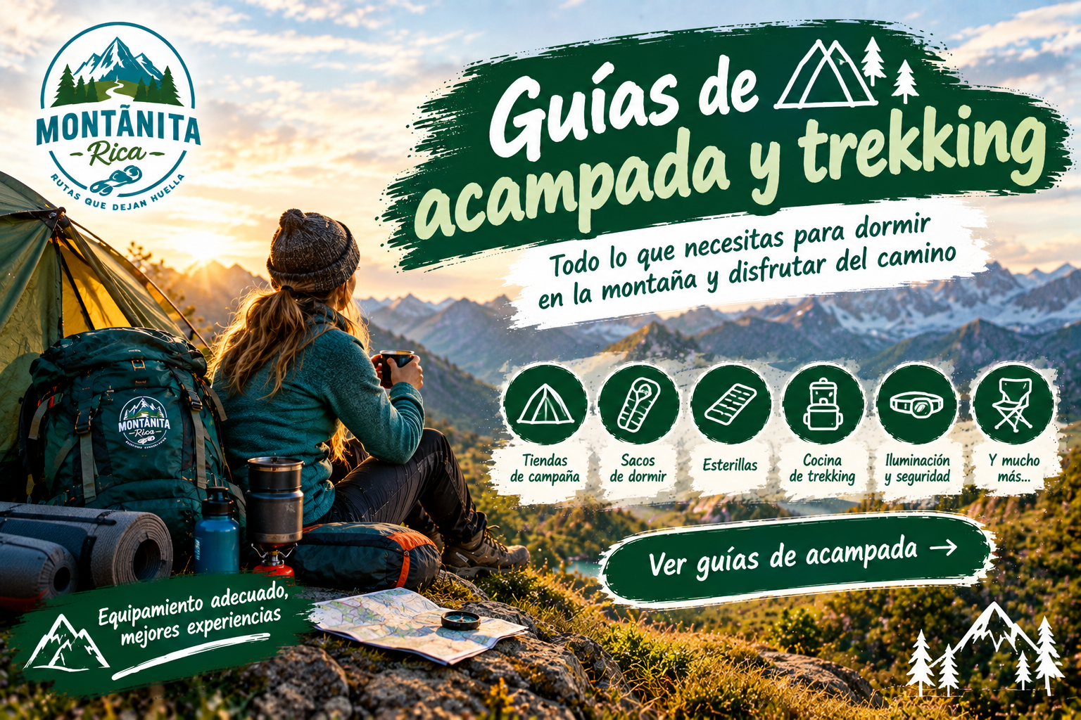 guias de  acampada y trekking