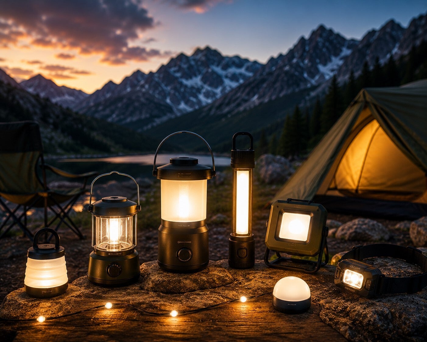 Iluminación para camping