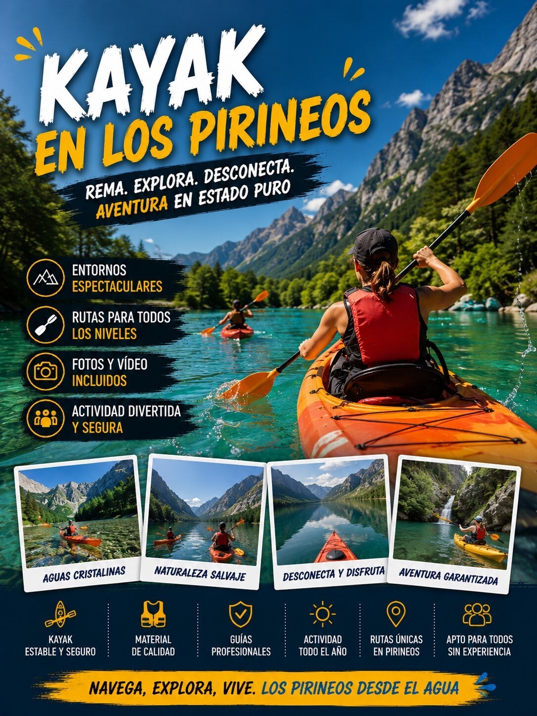 Rafting en río