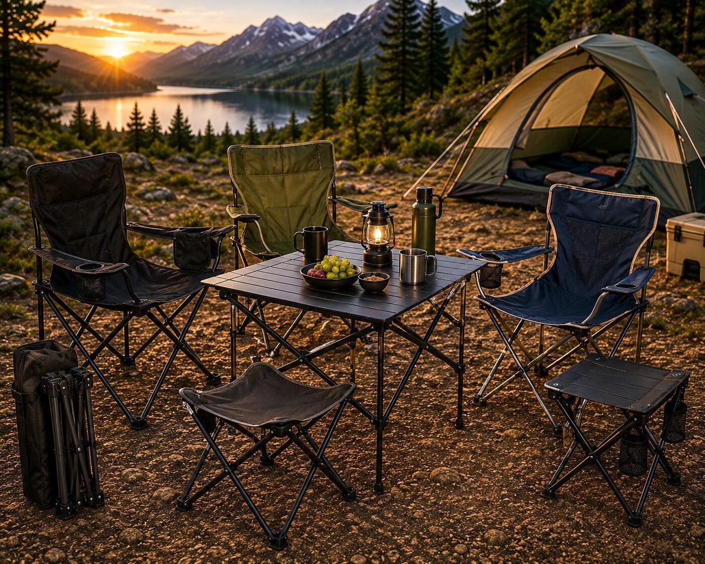 Mesas y Sillas de Camping