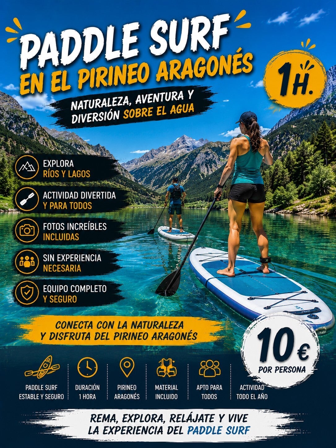 Paddle Surf en el Pirineo 