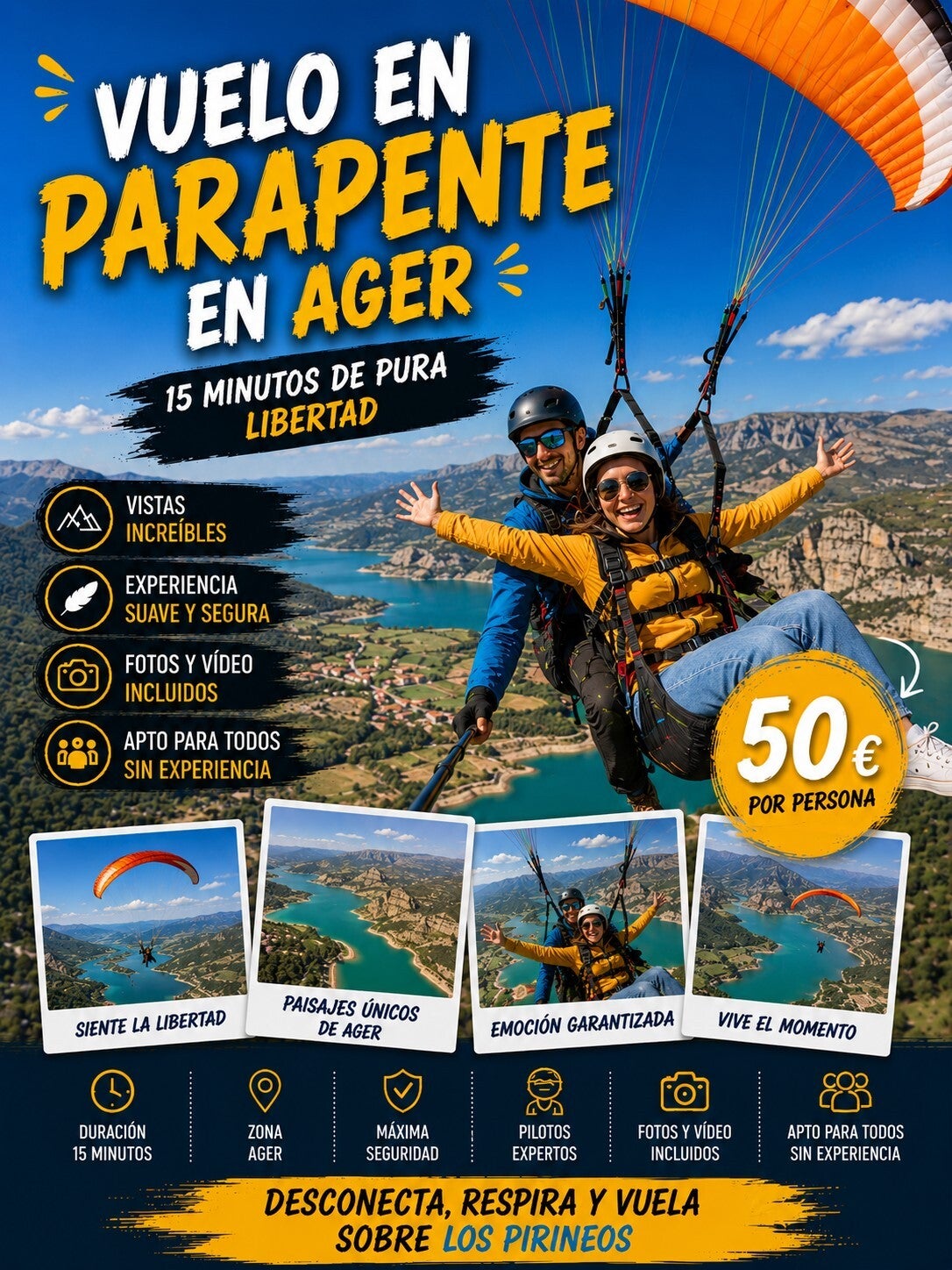 Parapente en el Pirineo