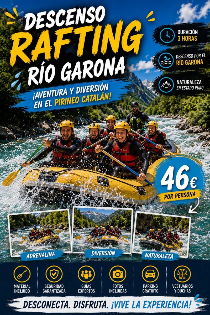 Rafting pirineo catalan