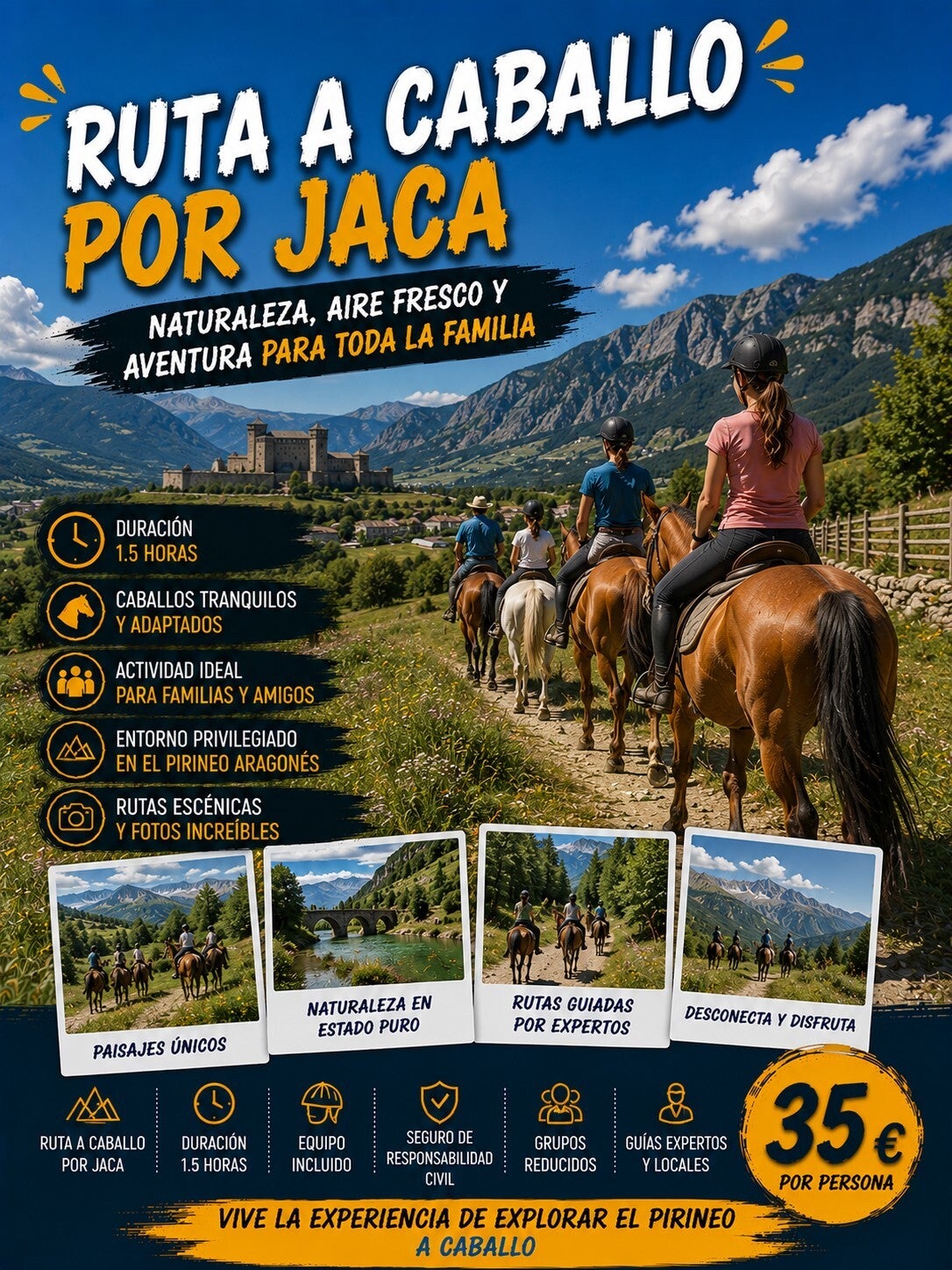 Excursión a Caballo en Pirineos