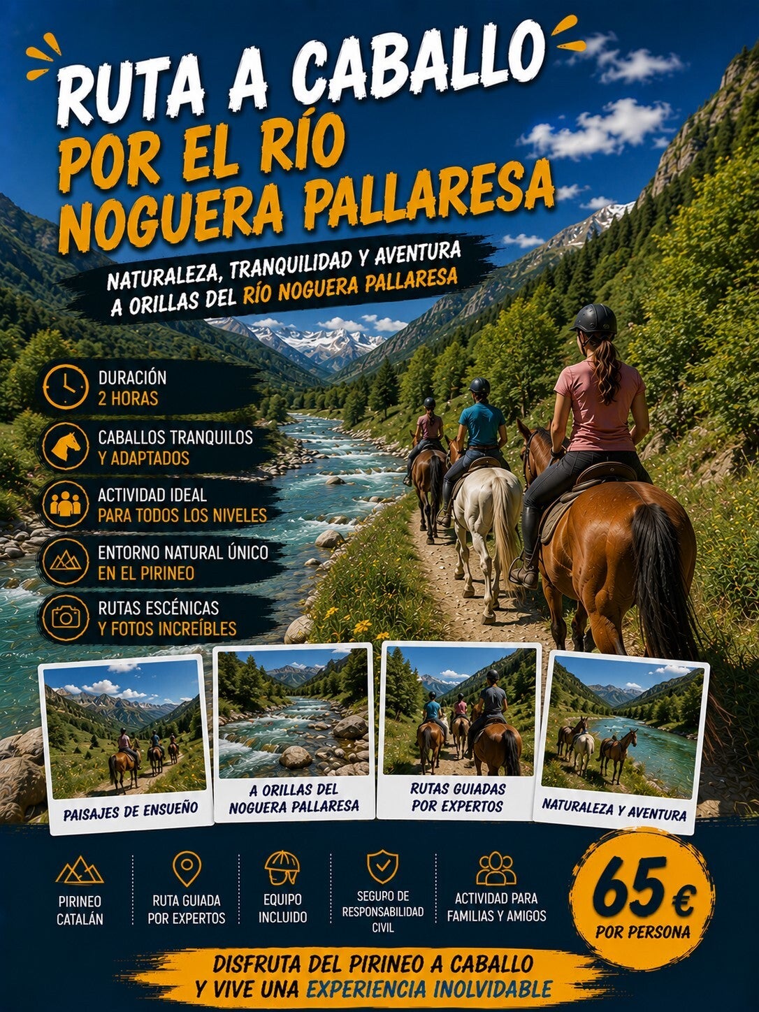 Excursión a Caballo en Pirineos
