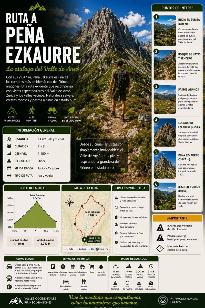 Peña Ezkaurre - Valle de Ansó
