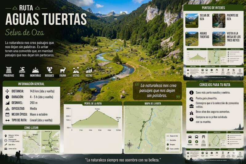 rutas en la Selva de Oza