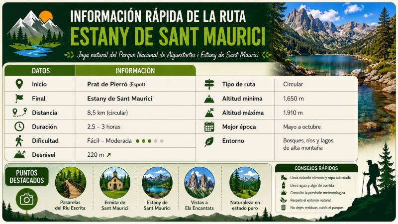 RUTA AL ESTANY DE SAN MAURICI