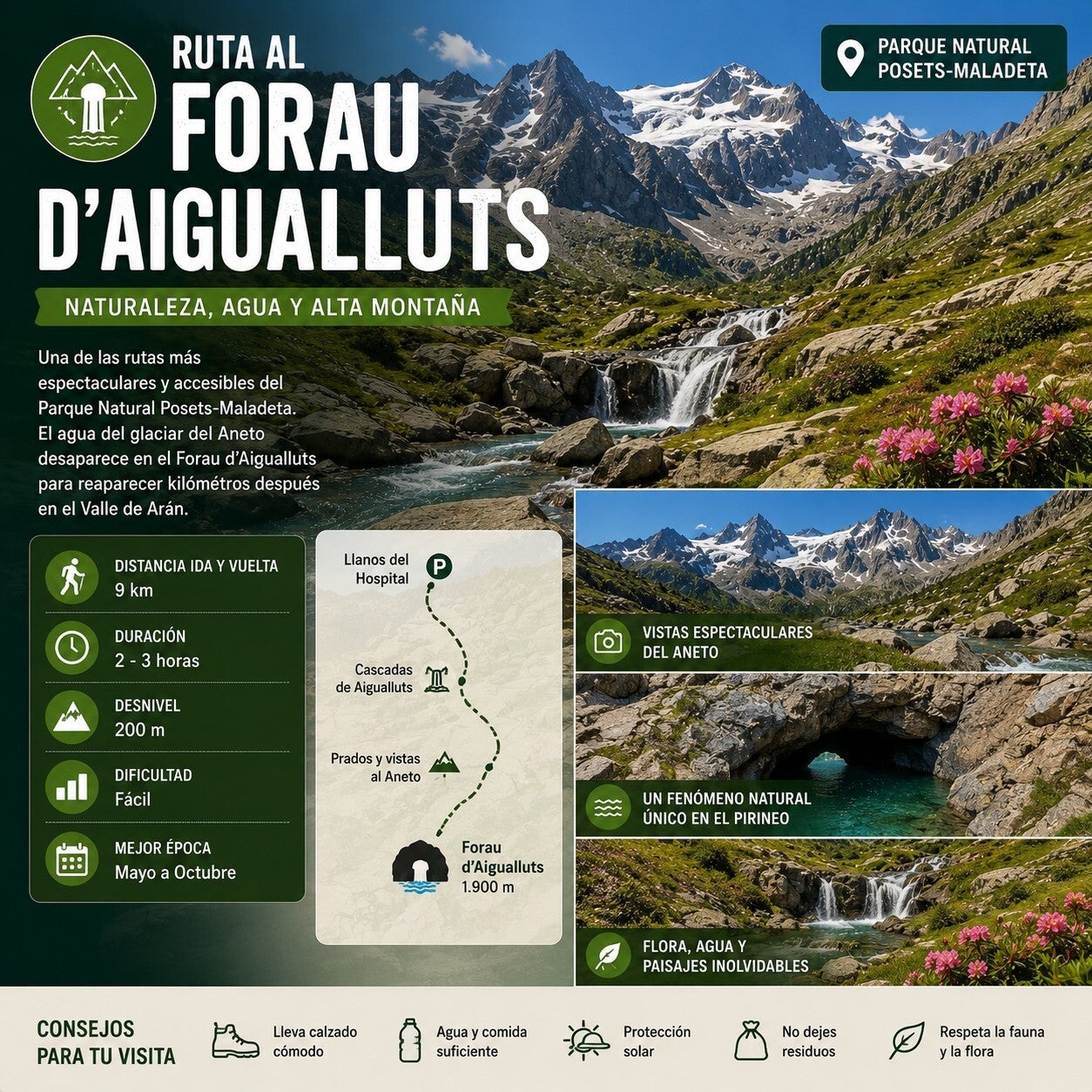 RUTA AL FORAU D´AIGUALLUTS
