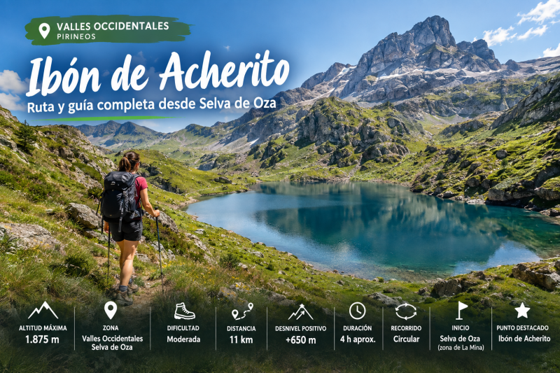ruta al Ibon de Acherito