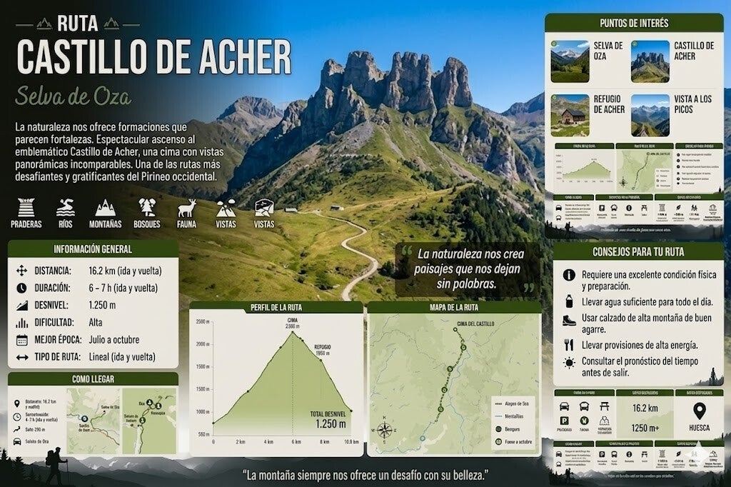 rutas en la Selva de Oza