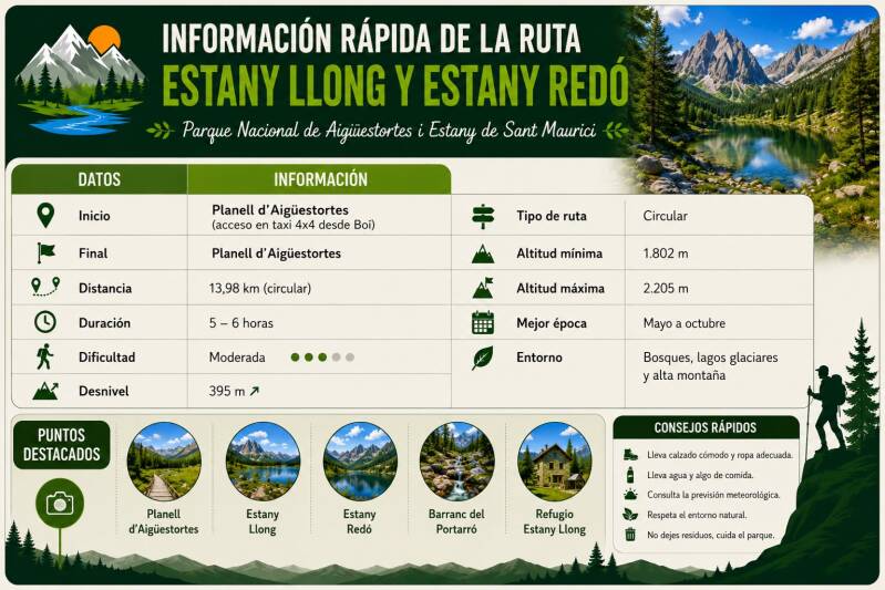 Estany Long y Estany Redó