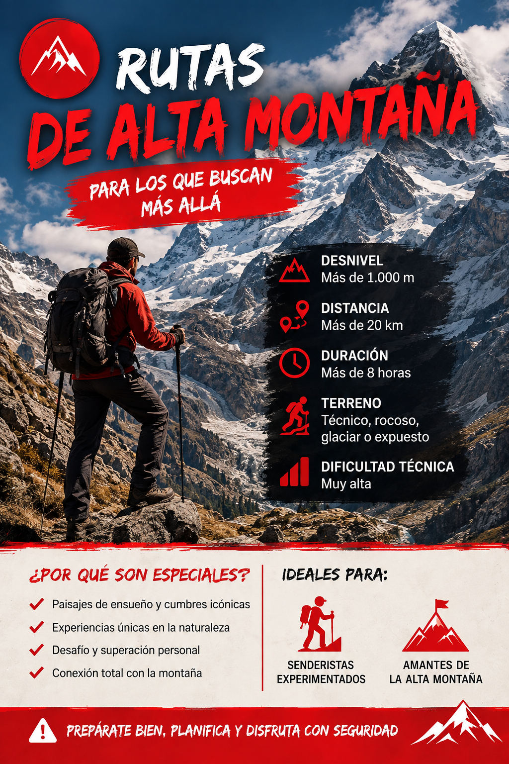rutas alta montaña en Pirineos 