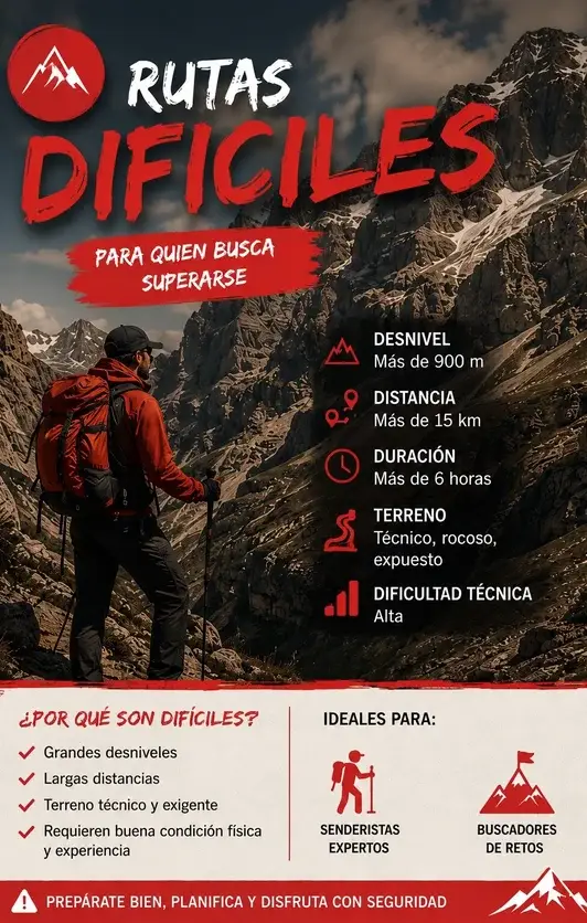 rutas dificiles