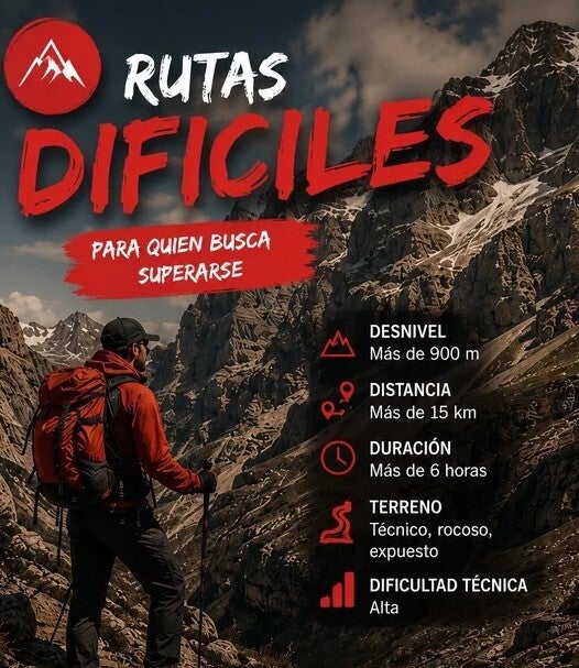 rutas dificiles Pirineos montaña