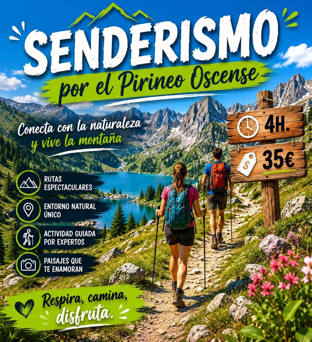 Senderismo en el Parque Nacional de Ordesa y Monte Perdido