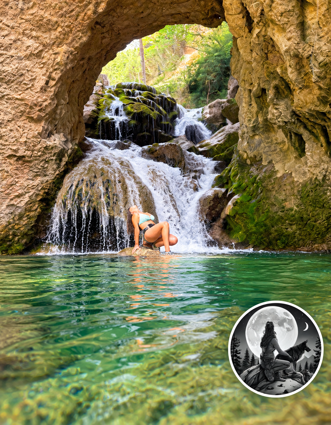 Cascada de murciélagos