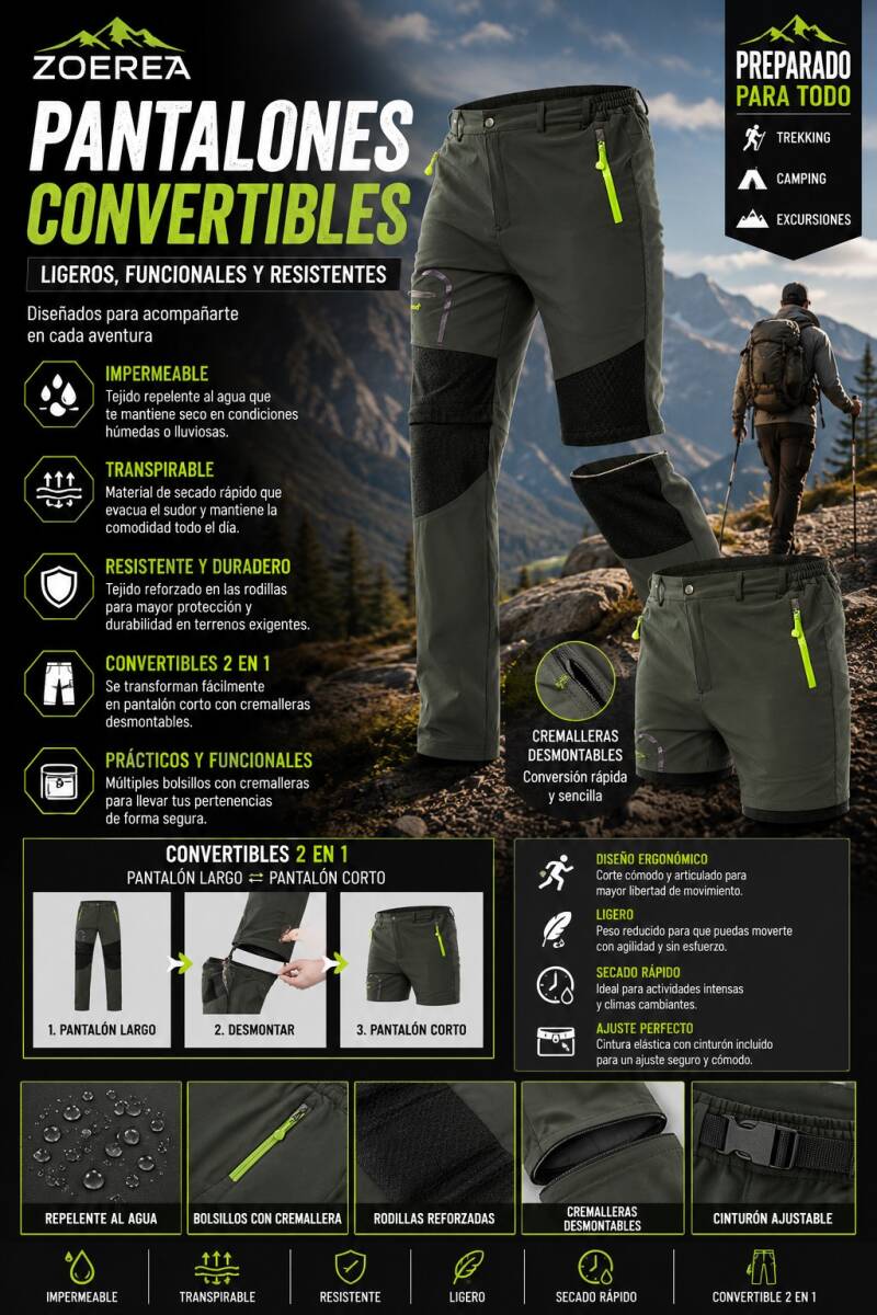 patalones trekking