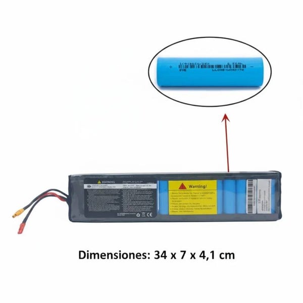 Batería 7.8Ah 36V para copias de Xiaomi.