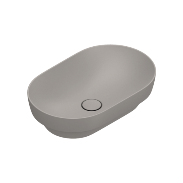 Catalano "Sfera-Tonalita" opzet waskom 55x35 Mat-tortora