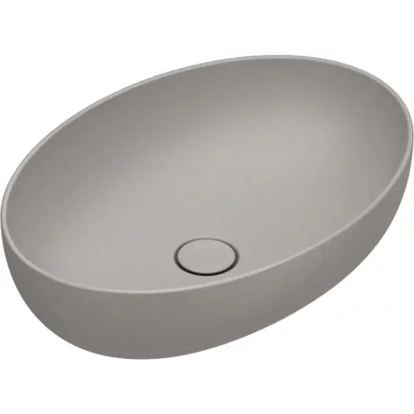 Catalano "Sfera-Tonalita" waskom 60x42x16cm Mat-tortora