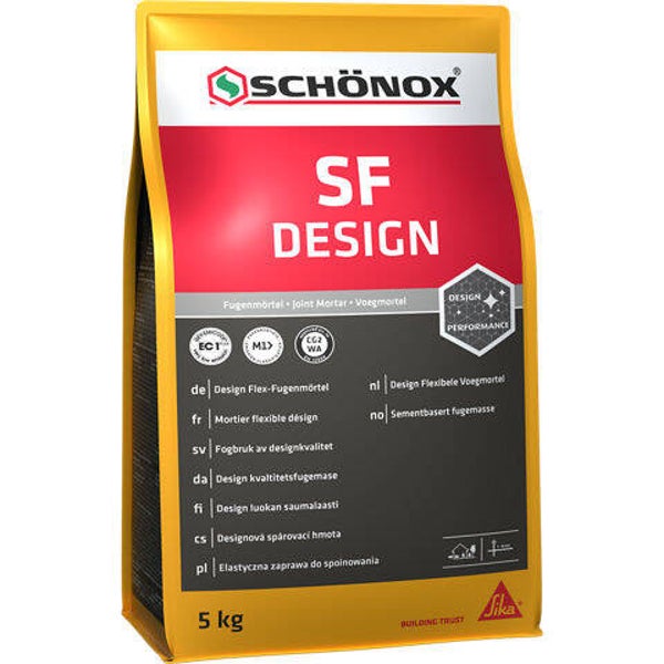 Schonox "SF-design" voegmortel Grijs à 5 kg.