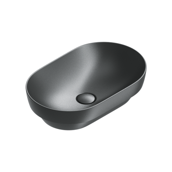 Catalano "Sfera-Tonalita" opzet waskom 55x35 Mat-zwart